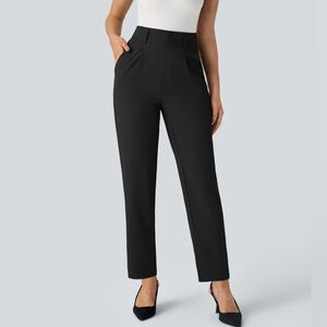 🆕 Halara High Waisted Side Pocket Solid Work Tapered Pants, Size S